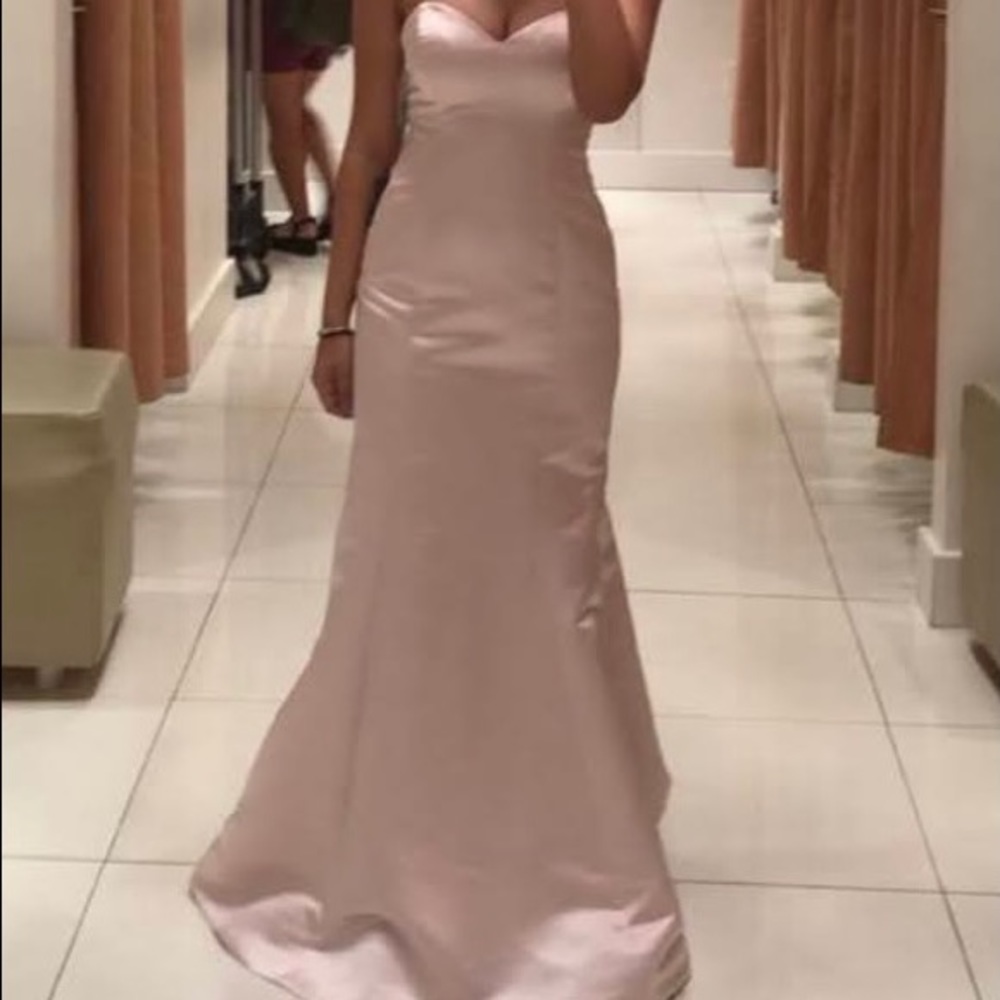 Camille La Vie Silk Pink Prom dress